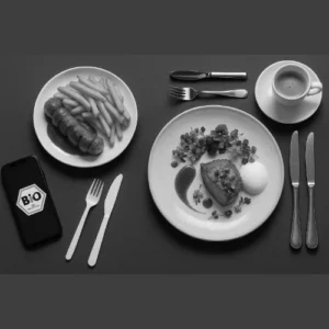 Fast Food next to fine cuisine